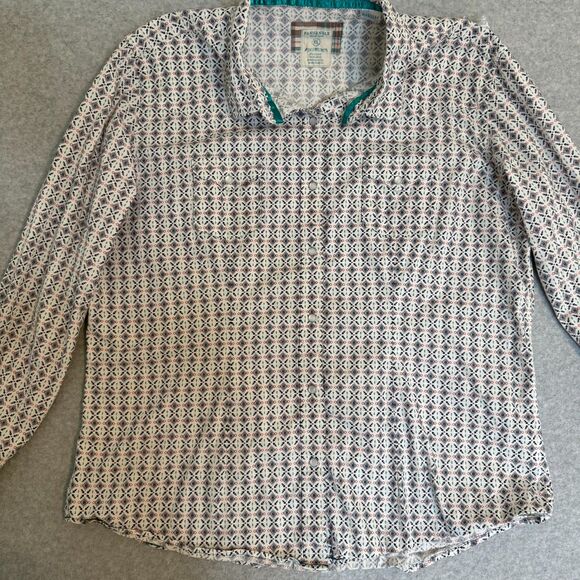 Panhandle Rough Stock Pearl Snap Button Up Western Cowgirl Shirt Size XL - Picture 1 of 11